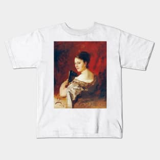 Theresia Fritz at the Age of About 18 by Gustav Wertheimer Kids T-Shirt